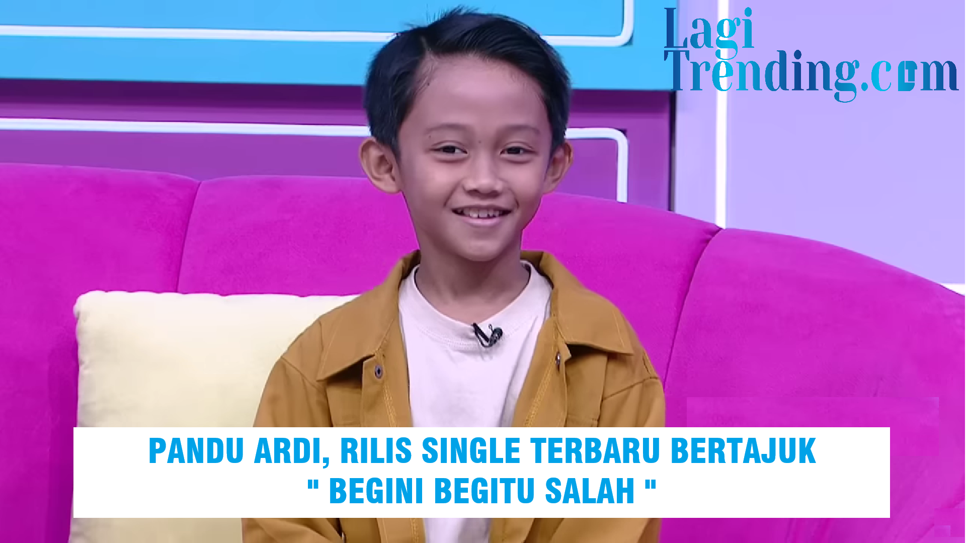Pandu Ardi, Bocah Viral yang Pernah Berduet dengan Mahalini, Rilis Single Terbaru Bertajuk Begini Begitu Salah